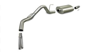 Ford F-150 Performance Exhaust - CORSA Performance - Cat Back Sport - Polished - `06-`08